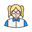 Girl,Lady,Nerd,School girl